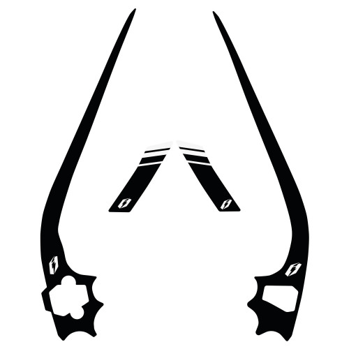 Jitsie Sincro Frame Decal Black