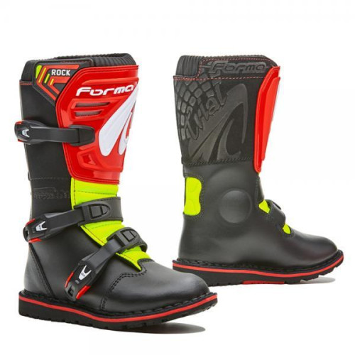 Forma Rock Kids Boots Black/Red/Fluo 