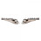 Jitsie Titanium Ratio Footpegs