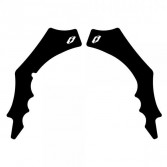 Jitsie Frame Stickers Montesa 4rt Black