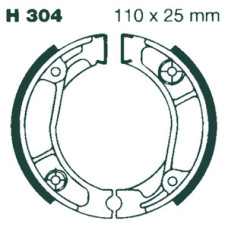 EBC H304G Brake Shoes Honda TLR, TLM & RTL
