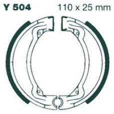 EBC 504 Brake Shoes TY80, TY250 Mono, TY125, TY175, TY250 Twinshock.