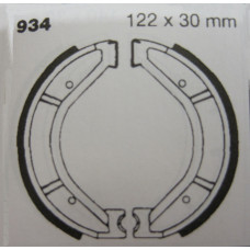 EBC 934 Brake Shoes Ossa Pre80 