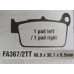 EBC FA367 Rear Brake Pads Beta Alp 2005 onwards.
