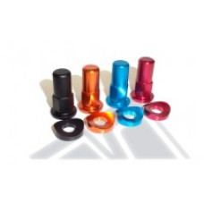 ALUMINIUM THREADED CAP FOR RIM LOCK (PAIR)