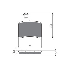 GOLD FREN Brake Pads GF228K1(SX) - Later Beta Rev 3