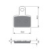 GOLD FREN Brake Pads GF282K1(SX) - Beta Evo