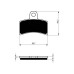 GOLD FREN Brake Pads GF143AD(MX) - Gas Gas TXT 99-01, Edition 02 - Front & Rear