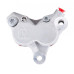 BrakTec Front Brake Caliper 2 piece Silver