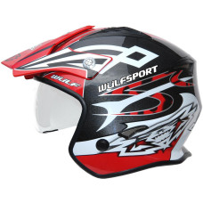 Wulf Vista Trials Helmet Red Wulf Vista Trials Helmet Red
