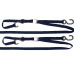 Raceline Tie Down (pair) with loop BLACK