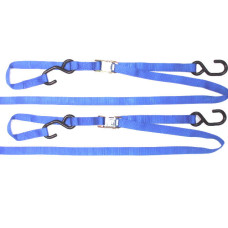 Raceline Tie Down (pair) with loop BLUE