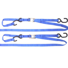 Raceline Tie Down (pair) with loop BLUE