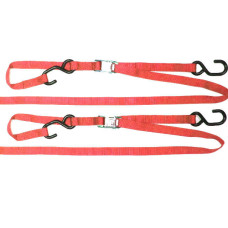 Raceline Tie Down (pair) with loop RED