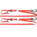Raceline Tie Down (pair) with loop RED