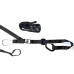 Raceline Tie Down (pair) with loop/snap hook BLACK